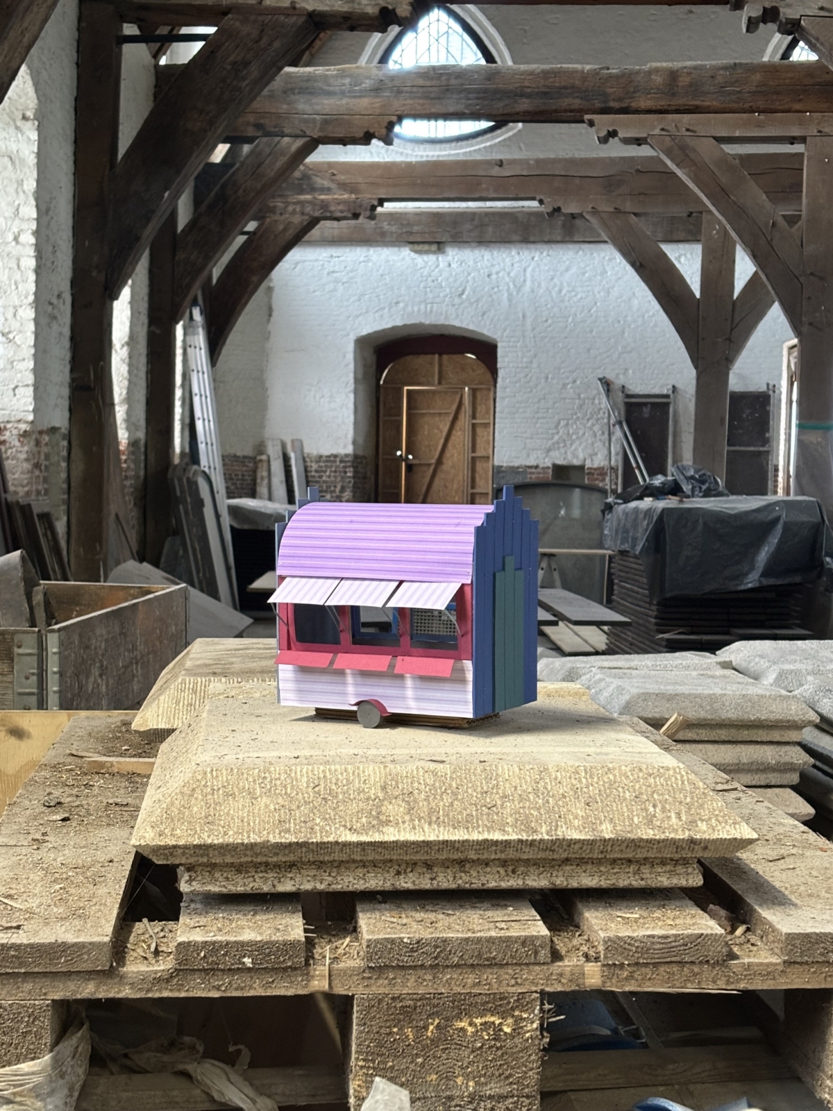 Vleeshuis maquette LDS Ra BUROJULIANEGREB