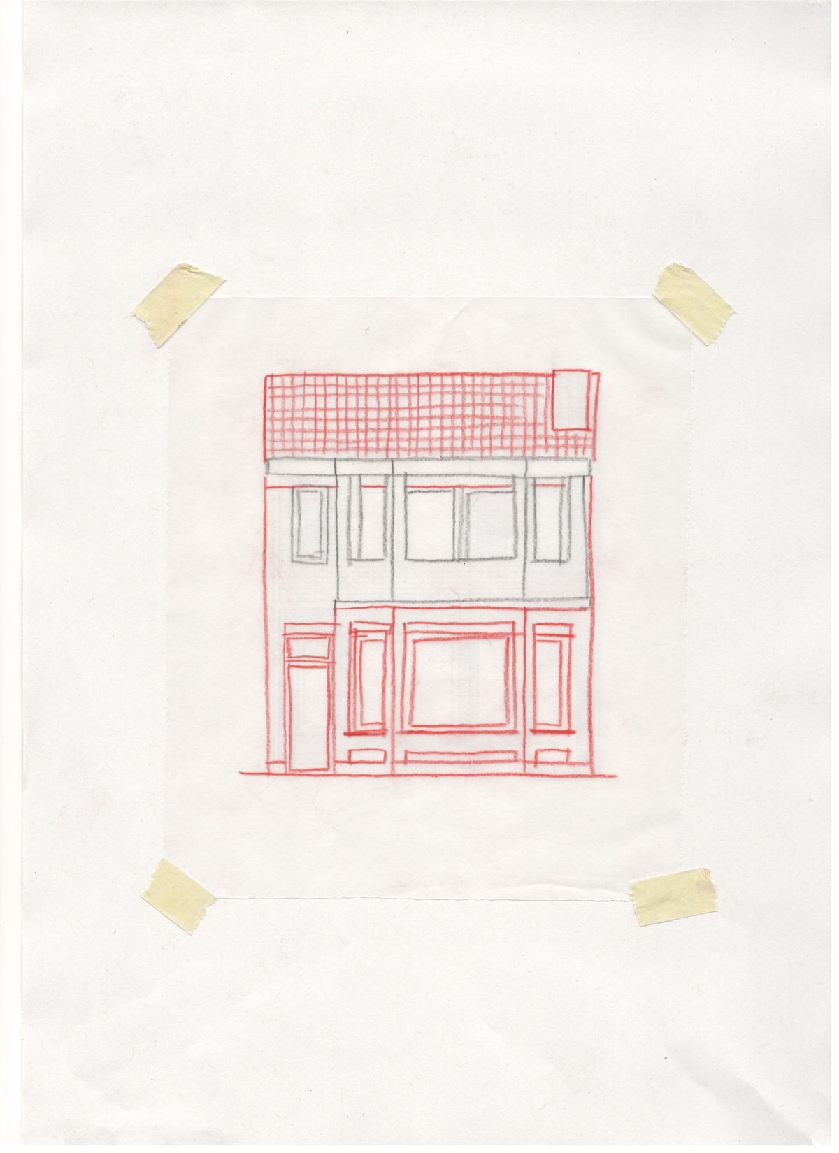 SO Spoorweg tekening voorgevel