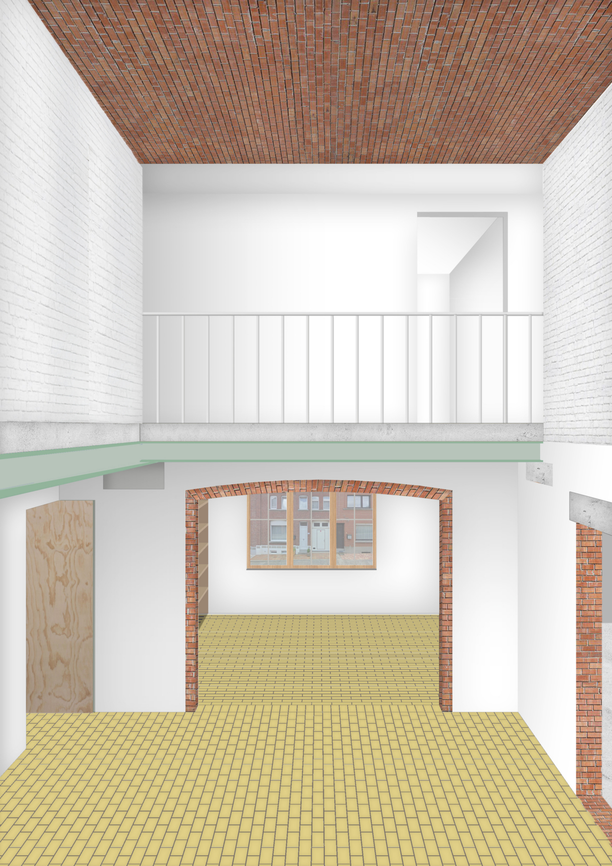 Brakel 3 D beeld binnen 2