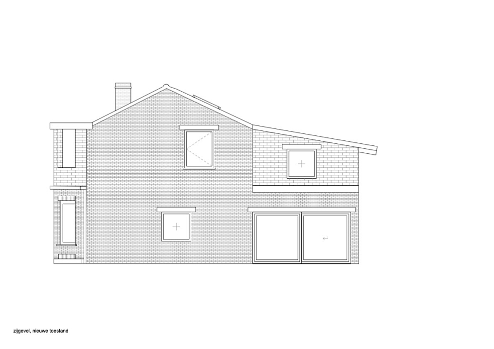 SO Spoorweg zijgevel nieuwe toestand